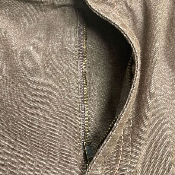 DENIM & CO. WOmen’s Capri Brown Pants Size Large - Picture 9 of 11